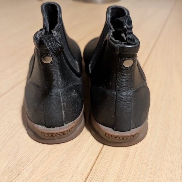 BOGS Sweetpea Rain Boot Black Waterproof Chelsea Women’s 9 - Picture 3 of 7